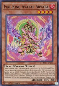 Fire King Avatar Arvata #SR14-EN047