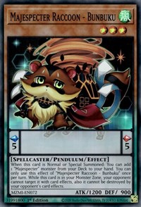 Majespecter Raccoon - Bunbuku #MZMI-EN072