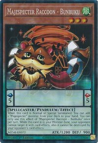 Majespecter Raccoon - Bunbuku (CR) #MZMI-EN072