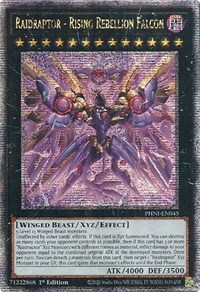 Raidraptor - Rising Rebellion Falcon (Quarter Century Secret Rare) #PHNI-EN045