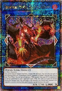 Promethean Princess, Bestower of Flames (Quarter Century Secret Rare) #PHNI-EN052