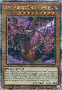 Veidos the Eruption Dragon of Extinction (Quarter Century Secret Rare) #PHNI-EN090