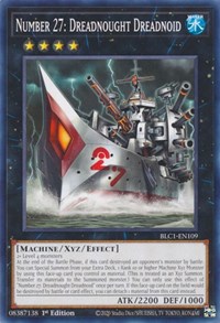 Number 27: Dreadnought Dreadnoid #BLC1-EN109