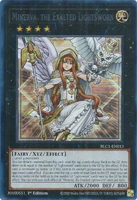 Minerva, the Exalted Lightsworn (Silver) #BLC1-EN013