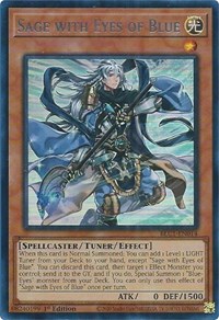 Sage with Eyes of Blue (Silver) #BLC1-EN014