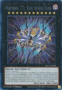 Number 77: The Seven Sins (Silver) #BLC1-EN038