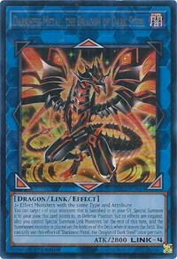 Darkness Metal, the Dragon of Dark Steel (Silver) #BLC1-EN044