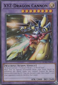 XYZ-Dragon Cannon (Japanese Artwork) #KC01-EN034