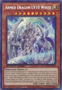 Armed Dragon LV10 White (Secret Rare) #SGX4-ENE01
