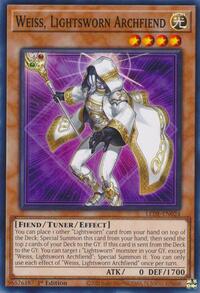 Weiss, Lightsworn Archfiend #LEDE-EN024