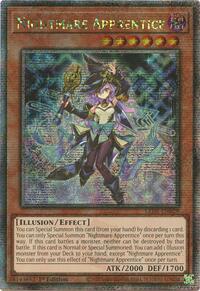 Nightmare Apprentice (Quarter Century Secret Rare) #LEDE-EN029