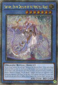Saffira, Divine Dragon of the Voiceless Voice (Quarter Century Secret Rare) #LEDE-EN034