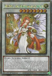 Minerva, the Athenian Lightsworn (Quarter Century Secret Rare) #LEDE-EN043