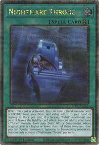 Nightmare Throne (Quarter Century Secret Rare) #LEDE-EN061