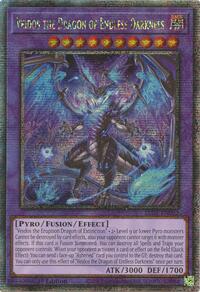 Veidos the Dragon of Endless Darkness (Quarter Century Secret Rare) #LEDE-EN092
