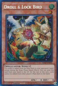 Droll & Lock Bird (Alternate Art) (Secret Rare) #RA02-EN006
