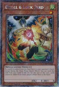 Droll & Lock Bird (Alternate Art) (Platinum Secret Rare) #RA02-EN006