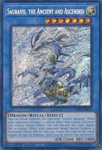 Sauravis, the Ancient and Ascended (Secret Rare) #RA02-EN019