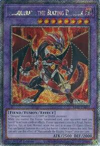 Masquerade the Blazing Dragon (Platinum Secret Rare) #RA02-EN022