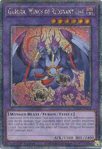 Garura, Wings of Resonant Life (Quarter Century Secret Rare) #RA02-EN024