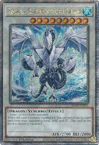 Trishula, Dragon of the Ice Barrier (Quarter Century Secret Rare) #RA02-EN026