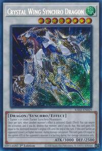 Crystal Wing Synchro Dragon (Secret Rare) #RA02-EN029