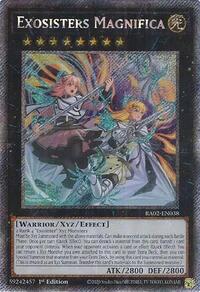 Exosisters Magnifica (Platinum Secret Rare) #RA02-EN038