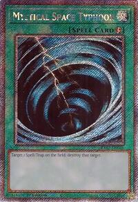 Mystical Space Typhoon (Platinum Secret Rare) #RA02-EN048