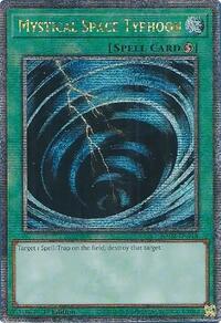 Mystical Space Typhoon (Quarter Century Secret Rare) #RA02-EN048