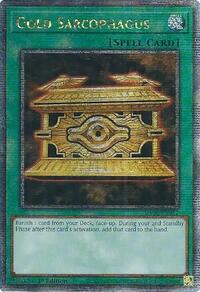 Gold Sarcophagus (Quarter Century Secret Rare) #RA02-EN052
