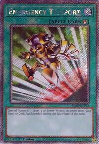 Emergency Teleport (Platinum Secret Rare) #RA02-EN053