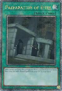 Preparation of Rites (Quarter Century Secret Rare) #RA02-EN056