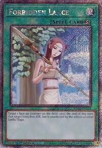 Forbidden Lance (Platinum Secret Rare) #RA02-EN058