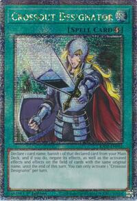 Crossout Designator (Quarter Century Secret Rare) #RA02-EN063