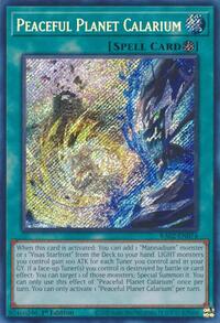 Peaceful Planet Calarium (Secret Rare) #RA02-EN074