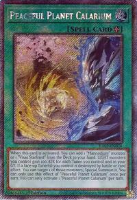 Peaceful Planet Calarium (Platinum Secret Rare) #RA02-EN074