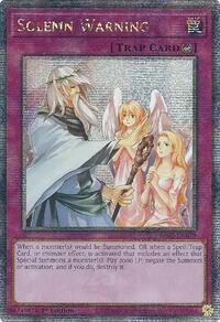 Solemn Warning (Quarter Century Secret Rare) #RA02-EN078
