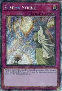 Solemn Strike (Platinum Secret Rare) #RA02-EN079
