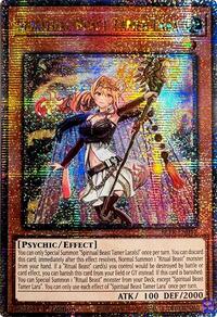 Spiritual Beast Tamer Lara (Quarter Century Secret Rare) #BLTR-EN017