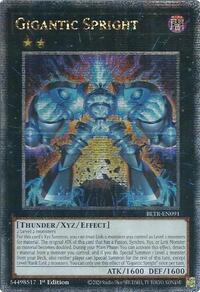 Gigantic Spright (Quarter Century Secret Rare) #BLTR-EN091