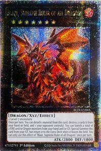 Blaze, Supreme Ruler of all Dragons (Quarter Century Secret Rare) #BLTR-EN045