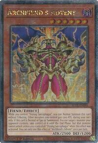 Archfiend's Advent (Quarter Century Secret Rare) #BLTR-EN046