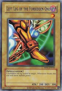 Left Leg of the Forbidden One #RP01-EN018