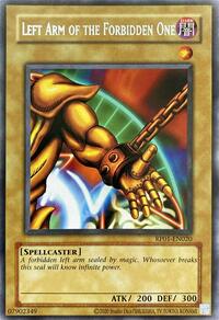 Left Arm of the Forbidden One #RP01-EN020