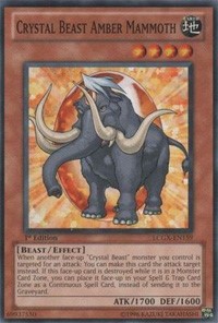 Crystal Beast Amber Mammoth #LCGX-EN159