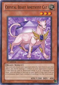 Crystal Beast Amethyst Cat #LCGX-EN156