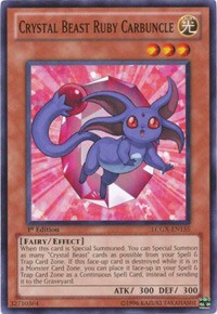 Crystal Beast Ruby Carbuncle #LCGX-EN155
