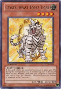 Crystal Beast Topaz Tiger #LCGX-EN158
