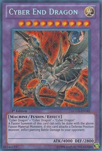 Cyber End Dragon (Alternate Art) #LCGX-EN182