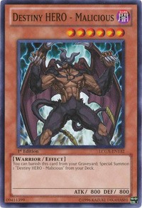 Destiny HERO - Malicious #LCGX-EN132